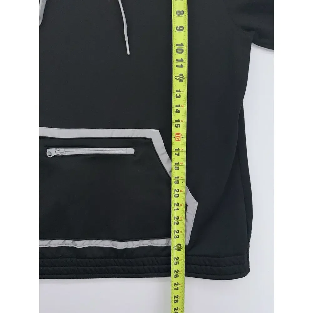 Adidas Team Pullover Black Men’s Hoodie Size XL Logo Center